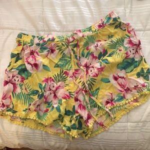 Hollister Flower Shorts